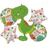 Cumpara ieftin Buchet 5 baloane Dinozaur