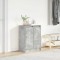 Gossi dulap pantofi beton gri 57x34x76 cm lemn de prelucrat
