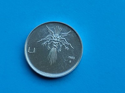 1 Lira 1983 San Marino-UNC-RAR foto