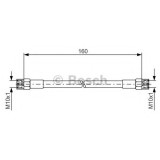 Conducta / cablu frana VW TRANSPORTER IV caroserie (70XA) (1990 - 2003) BOSCH 1 987 476 220