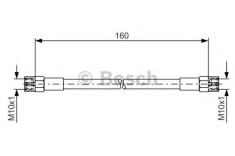 Conducta / cablu frana VW TRANSPORTER IV bus (70XB, 70XC, 7DB, 7DW, 7DK) (1990 - 2003) BOSCH 1 987 476 220 foto