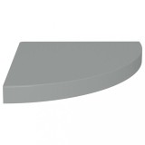 Cumpara ieftin Raft coltar de perete, gri, 35 x 35 x 3,8 cm, MDF