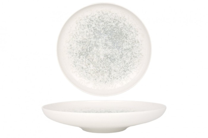 Bonna Farfurie ad&acirc;ncă - Lunar Ocean - Porţelan - 25 cm (1300cc) - set de 6