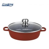 CRATITA ALUMINIU+CAPAC 24X6.5CM, 2.6L, CALABRIA, INDUCTIE