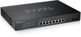 SWITCH ZyXel, Gigabit x 10, SFP+ x 2, managed, rackabil, carcasa metalica, &quot;XS1930-10-ZZ0101F&quot; (timbru verde 2 lei)