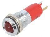 Lampă LED Control Roșie 24VDC &Oslash;14mm