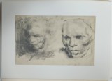 OUATRE - VINGTS DESSINS de BOURDELLE . 1996 , MAPA CU PLANSE VOLANTE