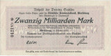 1923 (1 X), 20.000.000.000 mark - Germania (Merseburg)!