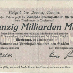 1923 (1 X), 20.000.000.000 mark - Germania (Merseburg)!