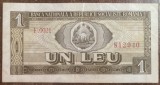 B12 82 - Bancnota foarte veche - Romania - 1 leu - 1966