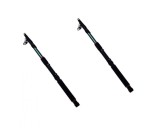 Set 2 Lansete Telescopice Pescuit 3.6m, 120g, Fibra Sticla, Actiune Medie, Prokarpfishing - Caras, Platica