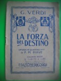 HOPCT PROGRAM CARNET TEATRU GIUSEPPE VERDI -FORTA DESTINULUI 1940[LB ITALIANA]