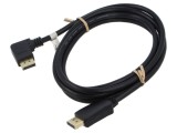 Cablu DisplayPort Goobay 90&deg; St&acirc;nga/Dreapta Mufă, Conexiune Video Premium