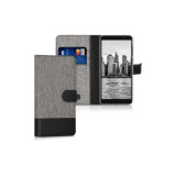 Husa pentru Alcatel 3X, Textil, Gri, 44563.22