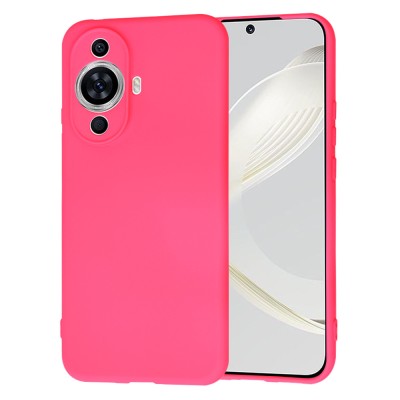 Husa silicon Huawei nova 11 Techsuit SoftFlex, fucsia foto