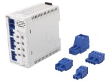 &Icirc;ntrerupător de Supracurent 24VDC 0.5A 4 Poli IP20