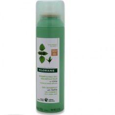 Klorane Șampon Uscat Ortie Păr Șaten/&Icirc;nchis la Culoare (150ml) - Șampon Uscat cu Urzică (cu Vopsea)