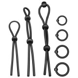 Addicted Toys-Set 7 Inele Flexibile din Silicon pentru Penis