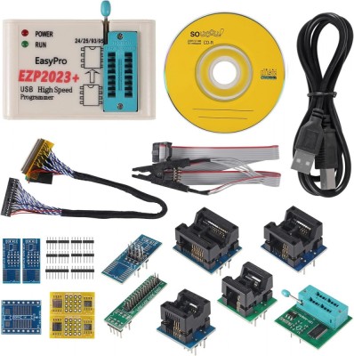 Kit programator Eeprom EZP2023 + 12 adaptoare foto