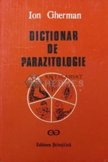Dictionar de parazitologie - 1990 - Ion Gherman ($T123)