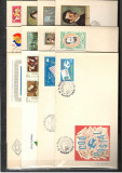 ROMANIA.1975 Lot 26 serii si colite FDC-uri LL.83, Romania de la 1950