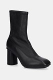 Ecco cizme de piele Sculpted Alba 65 Boot culoarea negru, cu toc drept, 234813-51052