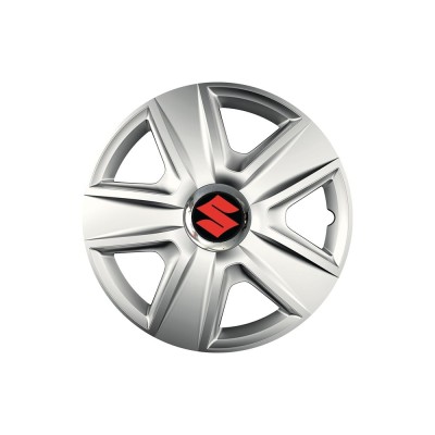 Set 4 capace roti Cu Inel Cromat Esprit R14 pentru gama auto Suzuki foto