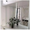 Set 174 Oglinzi Acrilice din PVC, Autoadezive pentru Decorarea Peretilor, Argintiu, 300 x 100 cm, Premium, RIF REFCO &reg;