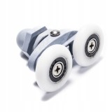 Role cabina dus Aquaparts, plastic, alb, rola usa cabina, diametru universal