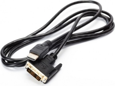 CABLU video SPACER, adaptor HDMI (T) la DVI-D SL (T), 1.8m, negru, &amp;quot;SPC-HDMI-DVI-6&amp;quot; (timbru verde 0.8 lei) foto