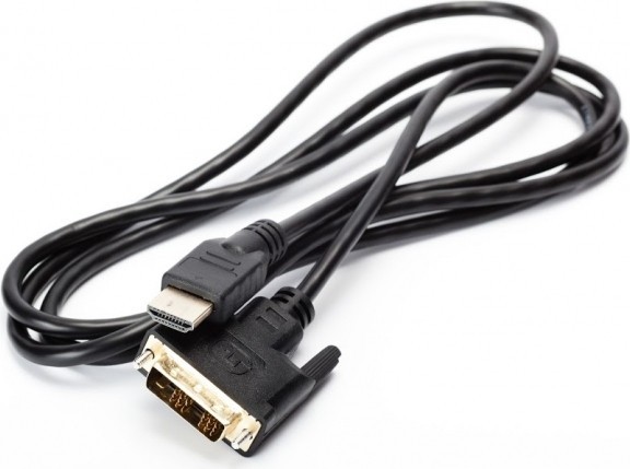 CABLU video SPACER, adaptor HDMI (T) la DVI-D SL (T), 1.8m, negru, &quot;SPC-HDMI-DVI-6&quot; (timbru verde 0.8 lei)
