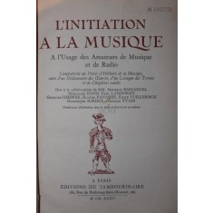 L INITIATION A LA MUSIQUE