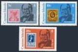 Insulele Cayman 1979 - Rowland Hill, timbru pe timbru, serie neuzata