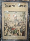 Ziarul Universul Literar nr.26/1898 - pe coperta A 50-a Aniversare a revolutiei de la Islaz - inramat