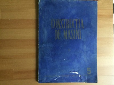 CONSTRUCTIA DE MASINI nr. 5 mai 1969 RSR revista tehnica stiinta ilustrata foto