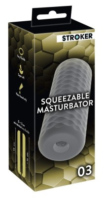 Masturbator elastic cu design discret Squeezable Masturbator foto