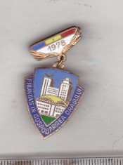 bnk ins Insigna Fruntas in gospodarirea orasului 1978