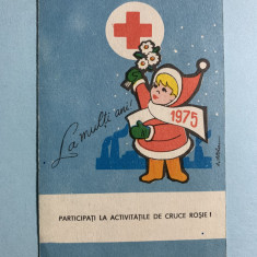 Calendar 1975 Crucea Roșie