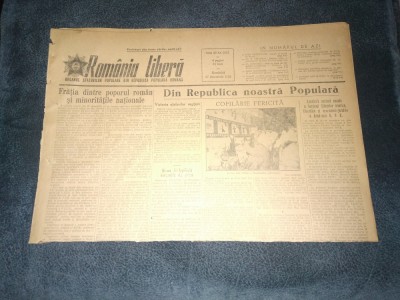 ZIARUL ROMANIA LIBERA 27 DECEMBRIE 1953 foto