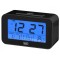 Ceas desteptator cu LCD SLD 3P50 termometru calendar negru Trevi