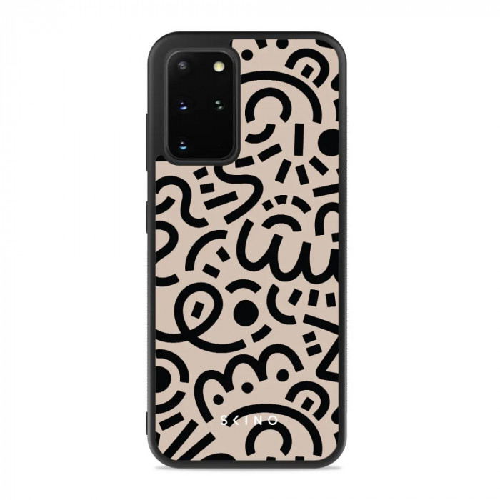 Husa Samsung Galaxy S20+ Plus - Skino Doodle, negru bej