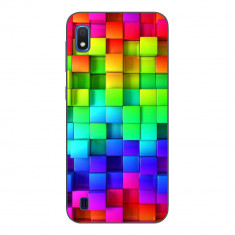 Husa Samsung Galaxy A10 Silicon Gel Tpu Model Colorful Cubes foto