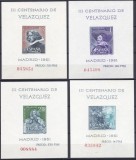 DB1 Spania 1961 Pictura Tricentenar Velasquez 4 x SS MNH