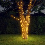 VidaXL Lumini solare, 2 buc, 2x200, LED, alb cald, interior exterior