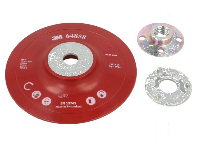 Şaibă pentru discuri din fibră &Oslash;: 125mm