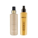 Set Promotional Spray Hidratare Par si Corp + Spray Styling cu Sare Organica Miracle Maxxelle 200ml