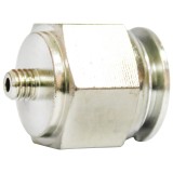 Mufa rapida dreapta din metal cu surub metalic, O-ring, fi 6, 1/4