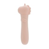 Unihorn USB Bullet vibrator cu stimularea clitorisului Heart Throb 11.5 cm