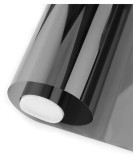 Folie Autoadeziva Pentru Geam cu Protectie Solara UV si Efect de Oglinda, Negru, Calitate Premium, Dimensiune 200 x 70 cm CBD CORAL BEST DEALS 200 cm