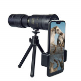 Monoclu Telescop Profesional HD Exaltus&reg;, 4K, 10-300X40mm, Prisma BAK4, Pentru observarea pasarilor in aer liber, Impermeabil si Anti-Ceata, Rezistent